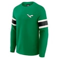 thumbnail image 2 of Men's Darius Rucker Collection by Fanatics Kelly Green Philadelphia Eagles Waffle-Knit Raglan Long Sleeve Henley T-Shirt, 2 of 6