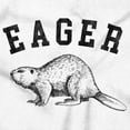 thumbnail image 2 of Funny Animal Pun Eager Beaver Joke Men's Graphic T Shirt Tees Brisco Brands S, 2 of 6