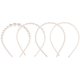 thumbnail image 3 of Pearl Hairband Faux Pearl Hairband for Women 4Pcs Charming Head Accessories, 3 of 3