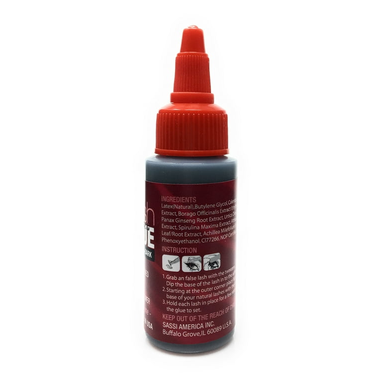 Sassi Eyelash Glue Dark 1 oz