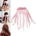 thumbnail image 5 of Curlers Hair Styling Tool Overnight Curls No Heat Curling Rod Lazy Curlers Curling Natural Curls for Use , Pink for Short Hair, 5 of 10
