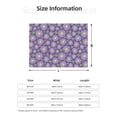 thumbnail image 5 of Yiaed Daisies Flowers Print Blanket Throw Blanket Soft Cozy Flannel Blanket for Home Bed Sofa Couch Chair-80"x60", 5 of 6