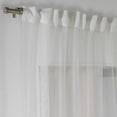thumbnail image 4 of 3S Brother's White Lace Sheers Dots Pattern Curtains Extra Long Set of 2 Panels Rod Pocket & Back Tab Home Décor Window Custom Made Drapes 10-30 Ft. Long -Made in Turkey Each Panel (100"W x 168"L), 4 of 5