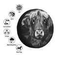 thumbnail image 4 of Rateoe Geometric Bull Design Pattern Tire Cover Wheel Protectors Weatherproof Wheel Covers Universal Fit for Trailer Rv SUV Truck Camper Travel Trailers Accessories-15 inch, 4 of 6