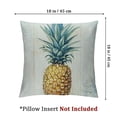 thumbnail image 4 of PIKWEEK Pillow Covers Summer Colorful Fresh Pineapple Tropical Fruit Cotton  Throw Pillow Case Cushion Cover Outdoor Home Couch Decorative Set of 2 Multiple specifications, 4 of 7