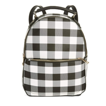 Chateau Gingham Print Mini Backpack