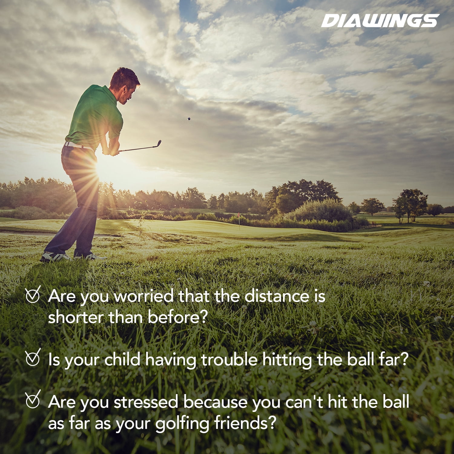 DIAWINGS MAX DISTANCE GOLF BALL YELLOW 12 Balls