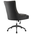 thumbnail image 4 of Modway Regent Tufted Vegan Leather Office Chair in Black Black, 4 of 9