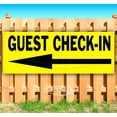 thumbnail image 1 of Guest Check-In 13 oz Vinyl Banner With Metal Grommets, 1 of 4