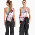 thumbnail image 4 of Tropical Kiwi Fruit Print Travel Sling Backpack, Lightweight and Durable Crossbody Bag with Green Kiwi Slices Pattern, Multi-Layer Storage and Fashionable Design for Kiwi Lovers, 4 of 6