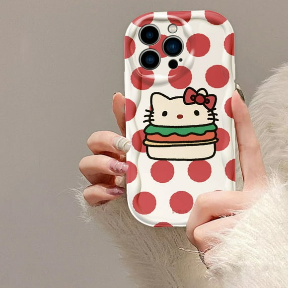 Cartoon Hello Kitty Cute For Samsung A55 A54 A53 A52 A35 A34 A33 A32 A25 A24 A23 A22 A21S A15 5G Wave Oil Back Phone Case Gift Festivals
