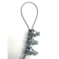 thumbnail image 5 of Abrazadera de cuerda de alambre de 1/8 de pulgada, paquete de 36 chapadas en zinc - Clip de cuerda de alambre - Abrazaderas de cable de alambre - Yardware, etc., 5 of 5