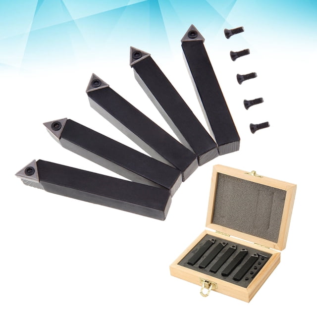 IFANLANDOR Outil de Tournage en Carbure 5 Pcs pour Machine Cnc avec Style E et Style B