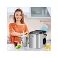 thumbnail image 1 of SARAHE Compact Nugget Ice Maker, Countertop Pebble Ice Machine, Stainless Steel, 1 of 5