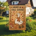 thumbnail image 2 of TiniDecor Fall Goose Garden Flag – 28" x 40" Autumn Thanksgiving Yard Flag, Polyester, Outdoor Decor, 2 of 5