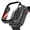 Black(Half Cover), variant on HOMEYA Hard PC Case for Apple Watch SE 2 (2024) SE Series 6/5/4 44mm,Scratch Resistant Protective Cover Case Shockproof Bumper with Tempered Glass Screen Protector,Black
