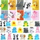 thumbnail image 1 of Llavero de animales de peluche para el Día de San Valentín con tarjetas, 20 unidades, 1 of 9