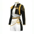 thumbnail image 4 of ZTACE POP Singer Stars Costumes (Printed Edition) - Black & Gold Rumi Costume, Women Cosplay Outfit Bodysuits, Halloween Fancy Dress upBlack, XS, 4 of 6