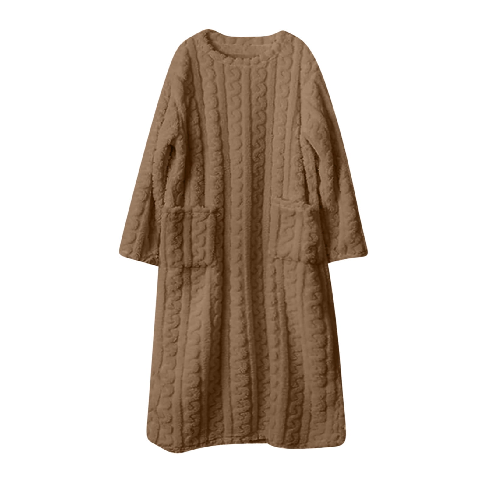 brown fuzzy dress Always On My Mind Brown Textured Babydoll Dress, Medium - The Mint Julep Boutique