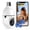 White, variant on Jqimn 2Pcs Light Bulb Security Camera, 2.4G&5GHz 2K Security Cameras Wireless Outdoor Indoor, Full Color Day and Night, Motion Detection, Audible Alarm, Easy Installation, Compatible with Alexa