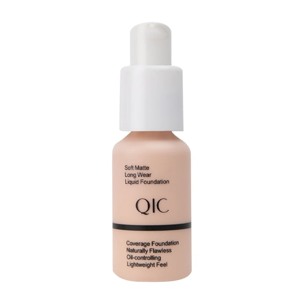 Beauty QIC Corrector Mate Base Líquida Hidratante Natural Crema de Base, 30 ml