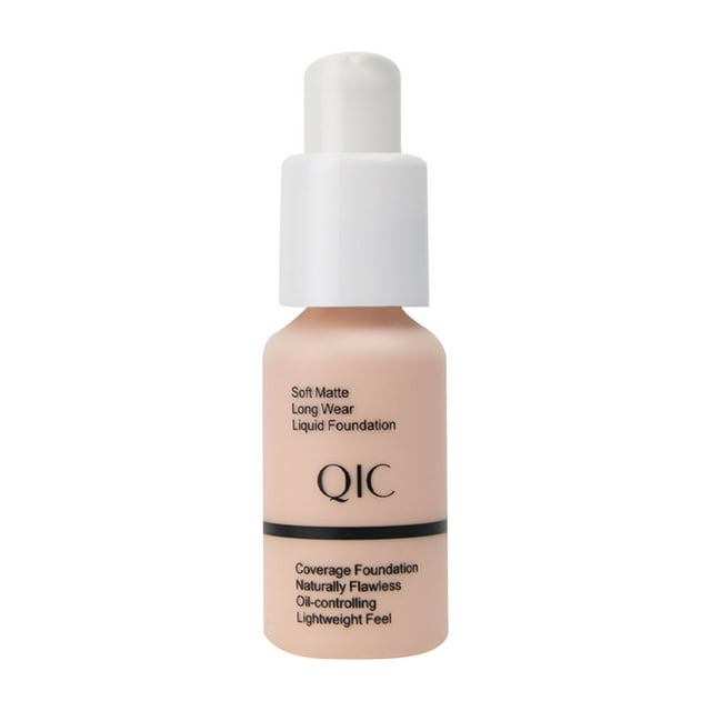 Beauty QIC Corrector Mate Base Líquida Hidratante Natural Crema de Base, 30 ml