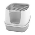 thumbnail image 1 of Caja de arena para gatos grande completamente cerrada Entrada frontal Salida superior Orinal para g Abanopi Caja de arena para gatos, 1 of 7