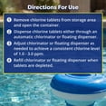 thumbnail image 4 of In The Swim 3 Inch Stabilized Chlorine Tablets for Sanitizing Swimming Pools - Individually Wrapped, Slow Dissolving - 90% Available Chlorine - Tri-Chlor - 25 Pounds C3025, 4 of 5