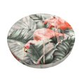thumbnail image 1 of Balery Tropical With Flamingos Fundas de asiento para taburete de bar redondo de tela de terciopelo ajustables que protegen de arañazos y manchas para sillas de 14 a 17 pulgadas.-14 inch, 1 of 7