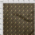 thumbnail image 3 of oneOone Cotton Poplin Black Fabric Jacobean Floral Sewing Fabric By The Yard Printed Diy Clothing Sewing Supplies 42 Inch Wide, 3 of 4