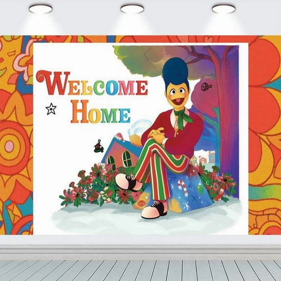 Welcome Home Wally Darling Party Supplies Background Backdrop Taspestry Banner Poster Decor Decorations