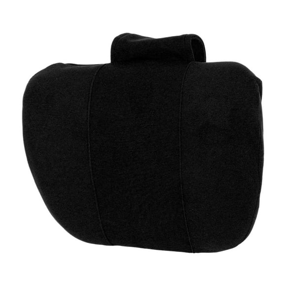 Almohada para el cuello de automóvil Unique Bargains, almohada para reposacabezas de asiento de automóvil, universal para cuello y espalda, transpirable, de ante, espuma viscoelástica, negra, 1 pieza