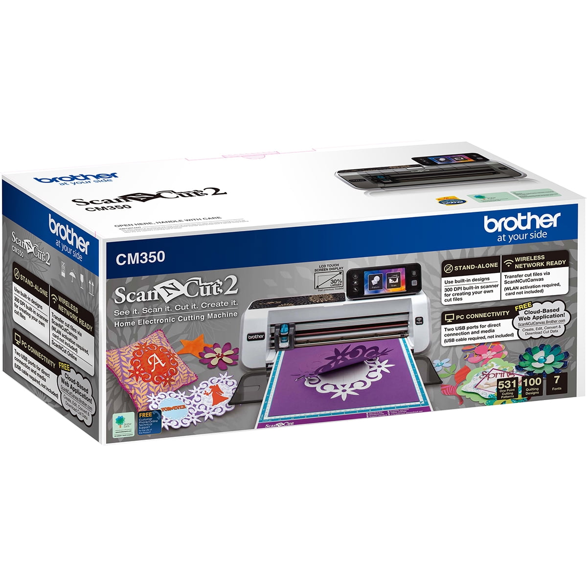 Brother Electronic Cutting Machine ScanNCut 2 New Model Touch screen 600 Designs 689991256667 eBay