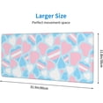 thumbnail image 3 of Pride Hearts Transgender Gaming Mouse Pad Pride Large Mouse Pad (31.5x11.8 Inch) Non-Slip Rubber Base Large Desk Mat Desk Protector for Home Office Gaming Work, 3 of 6