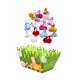 thumbnail image 1 of Canasta de Pascua precargada con animales de peluche, conejos, regalos de fiesta a granel, rellenos de canasta Gallina de hierba, 1 of 9