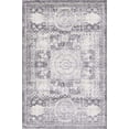 thumbnail image 2 of 6' x 9' Gray and Ivory Transitional Rectangular Area Throw Rug, 2 of 3