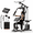 Compact Home Gym with 105LBS Weight Stack, variant on Syedee Multifunctional Home Gym System, Home Gym Station with 105LBS Weight Stack, All in One Workout Machine for Full Body Strength Training