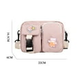thumbnail image 2 of Fashion Small Cute Crossbody Bags Messenger Bag Shoulder Bags Flap Handbags PINK, 2 of 8