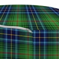 thumbnail image 3 of Plaid Pouf Cover with Zipper, Grunge Looking Vibrant Colored Scottish Folkloric Pattern with Cultural Retro Design, Soft Decorative Fabric Unstuffed Case, 30" W X 17.3" L, Multicolor, by Ambesonne, 3 of 5