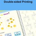thumbnail image 3 of Writing Exercise Books English Groove Magic Practice Copybook Children's Book Learning Numbers Letters Alphabet Calligraphy Gift, 3 of 5