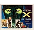 thumbnail image 2 of X: The Man With The X-Ray Eyes Bottom Right: Ray Milland Poster Art 1963. Movie Poster Masterprint, 2 of 2
