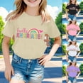 thumbnail image 3 of FUZHIQ First Day Of School Shirt Kids Active Fit Cartoon Prints Back To School Shirt Boys Kids Soft Breathable Summer Tees Tops for Kids, 3 of 5