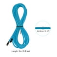 thumbnail image 2 of Unique Bargains 10Ft Speed Jump Rope Replacement Cable 4.5mm Professional Skipping Rope Replacement Blue, 2 of 6