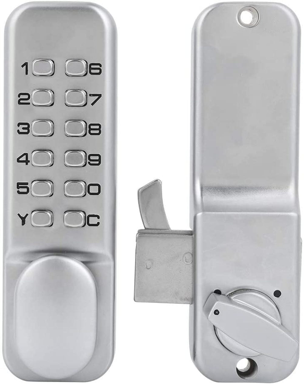 MAGT Sliding Door Latch Sliding Door Password Lock 1-11 Digirt Combination Door Latch for Kitchen Balcony 