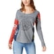 thumbnail image 1 of Camiseta gráfica Lucky Brand Varsity para mujer, gris, extragrande Lucky Brand Camiseta gráfica, 1 of 1