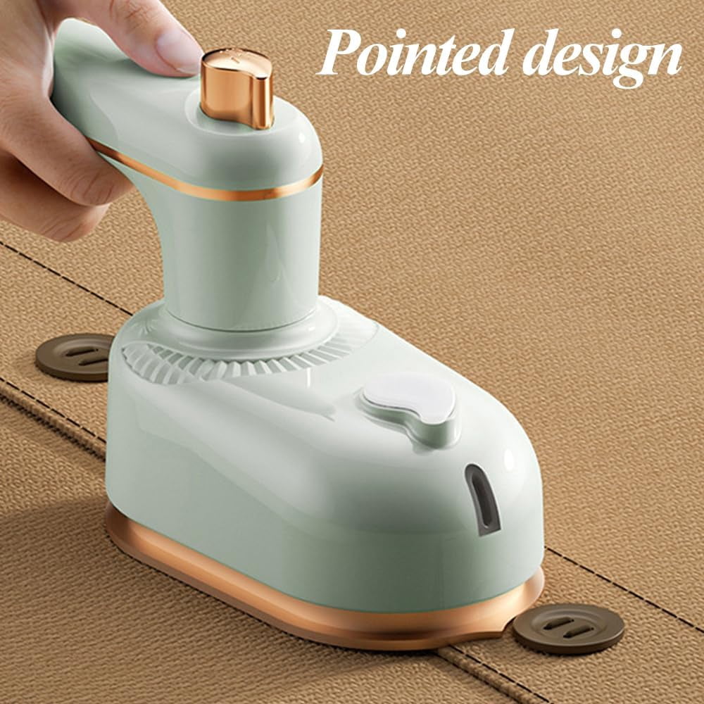 2026 New Handheld Portable Steam Iron, Portable Handheld Garment Mini Electric Iron, 2 in 1 Mini Portable Rotary Garment Iron, Compact Design with 50ml Water Tank for Home Travel Use