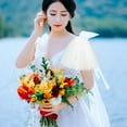 thumbnail image 4 of unbranded 1Par De Tul Desmontables Para De Novia Con Chal Para Especial, 4 of 8