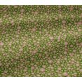 thumbnail image 4 of oneOone Cotton Jersey Green Fabric Floral & Texture Craft Projects Decor Fabric Printed By The Yard 58 Inch Wide, 4 of 4