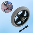 thumbnail image 4 of Rueda Delantera de Silla de Ruedas de PVC de 6 "para Trabajo , Suave para Suministros de, 4 of 8