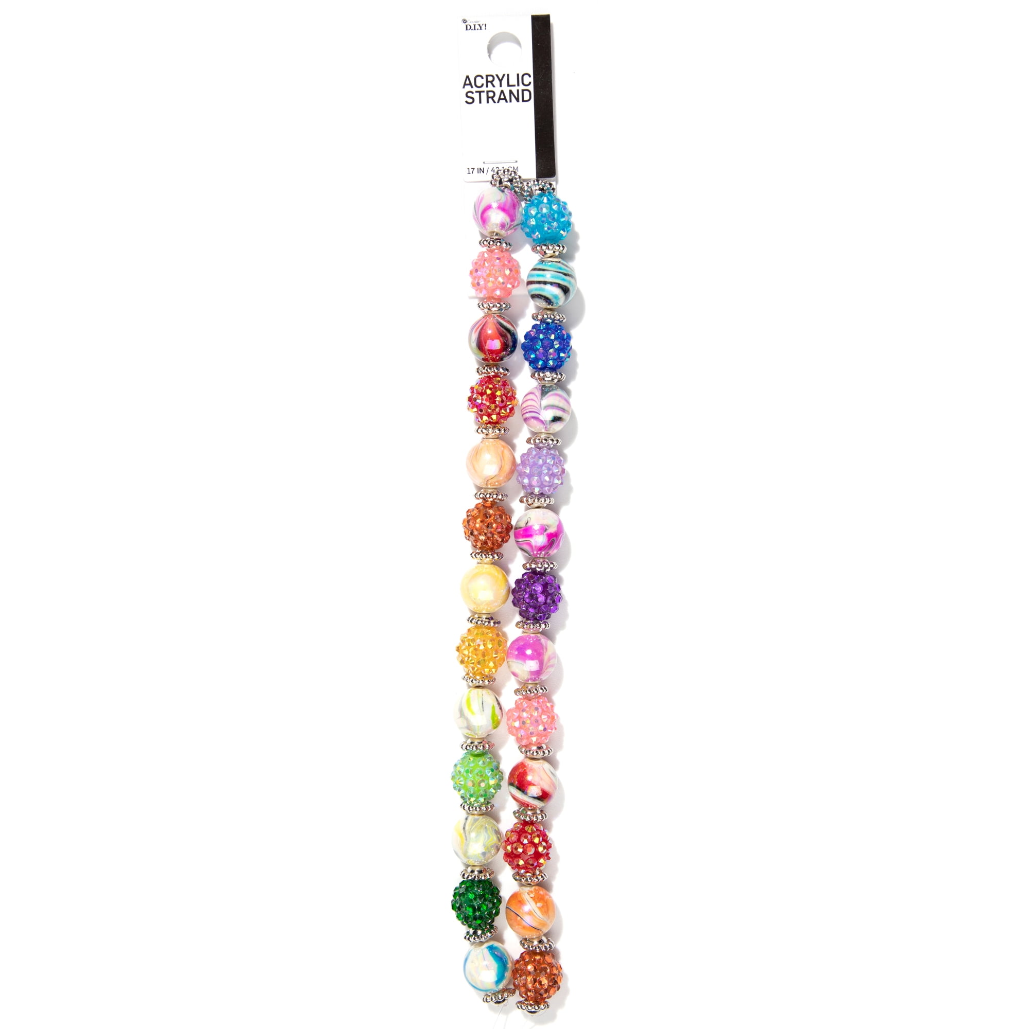 1 Strand About 61~ Beads/strand Column Polyester Clay Beads - Temu